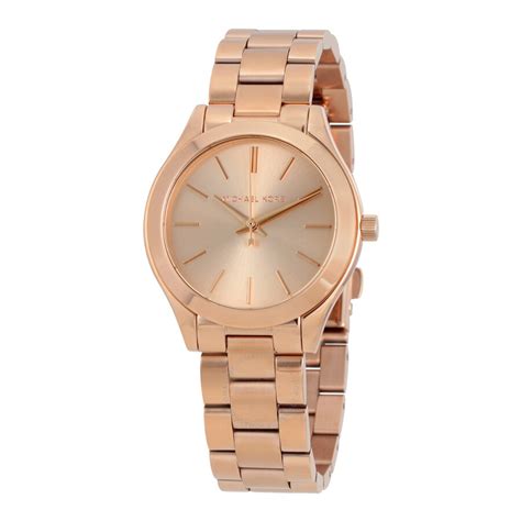 ladies michael kors mini slim runway watch mk3513|Michael Kors Mini Slim Runway Ladies Watch MK3513.